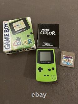 Nintendo Game Boy Green Boxed 1998 100% ORIGINAL +SUPER MARIO LAND