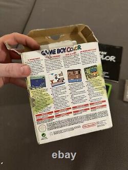 Nintendo Game Boy Green Boxed 1998 100% ORIGINAL +SUPER MARIO LAND