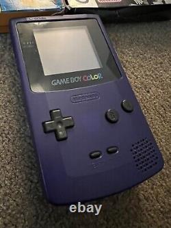 Nintendo Game Boy Handheld System Grape Bundle