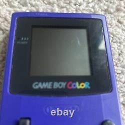 Nintendo Game Boy Handheld System Grape With 2 Games