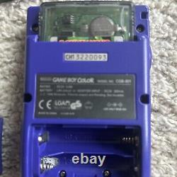 Nintendo Game Boy Handheld System Grape With 2 Games