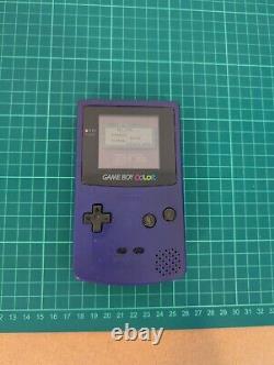 Nintendo Game Boy Handheld System Purple Boxed With Tetris DX