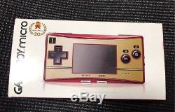 Nintendo Game Boy MIcro 20th Anniversary Famicom Color Mario Console Japan NEW