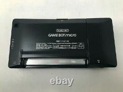 Nintendo Game Boy Micro Advance Black Handheld System CIB Tested & Works