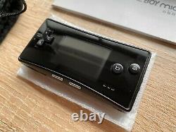 Nintendo Game Boy Micro Black Console Boxed with GBA Super Donkey Kong Combo Japan