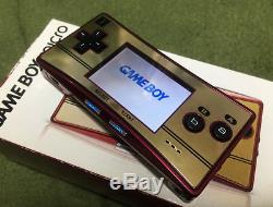 Nintendo Game Boy Micro Body Famicom Version Charger Outer Box Famicom Color