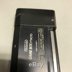 Nintendo Game Boy Micro Console Black Color Japan Import Tested Working USED DHL