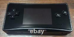 Nintendo Game Boy Micro Console Black Color WithCable Japan Tested Working USED