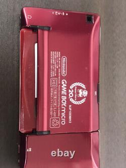 Nintendo Game Boy Micro Famicom Color Console With Charger NES From Japan