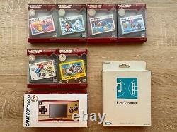 Nintendo Game Boy Micro Famicom Console with PLAY-YAN micro & Famicom MIni 6 games