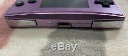 Nintendo Game Boy Micro Game Console Color Purple Tested Working USED Japan DHL