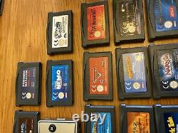 Nintendo Game Boy Micro Silver Console Japanese Version Plus Big Games Bundle