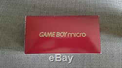 Nintendo Game Boy Micro Special 20th Anniversary Edition Famicom Color +Game