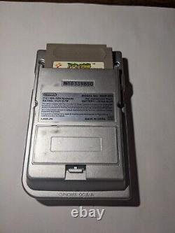 Nintendo Game Boy Pocket MGB-001 -withgame. Silver. OEM Tested Working restored