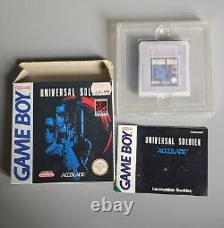 Nintendo Game Boy Universal Soldier PAL Box, Manual, Cart