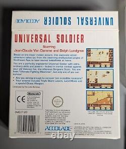 Nintendo Game Boy Universal Soldier PAL Box, Manual, Cart