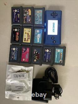 Nintendo Game Boy micro Handheld System+spare Battery+original Charger