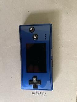 Nintendo Game Boy micro Handheld System+spare Battery+original Charger