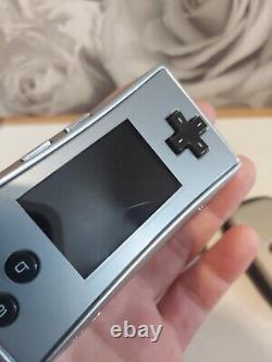 Nintendo Game Boy micro Silver Handheld System With Charger