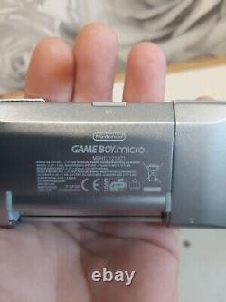 Nintendo Game Boy micro Silver Handheld System With Charger