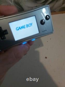 Nintendo Game Boy micro Silver Handheld System With Charger