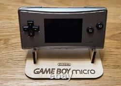 Nintendo Game Boy micro Silver Handheld System With USB Charger And Stand