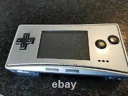Nintendo Game Boy micro Silver Handheld System with Super Mario World Advance 2