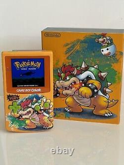 Nintendo Game boy Color IPS GBC Q5 Laminated Screen Touch Controls OSD Bowser