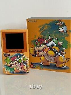 Nintendo Game boy Color IPS GBC Q5 Laminated Screen Touch Controls OSD Bowser