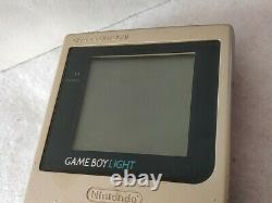 Nintendo Game boy Light Gold color console MGB-101, Manual, Boxed set-c1220