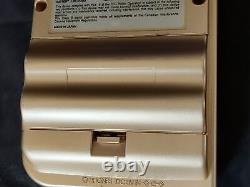 Nintendo Game boy Light Gold color console MGB-101, Manual, and box set-g0605