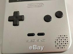 Nintendo Game boy Light Silver color console MGB-101, Manual, Boxed set-b1115