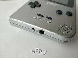 Nintendo Game boy Light Silver color console MGB-101, Manual, Boxed set-c0315