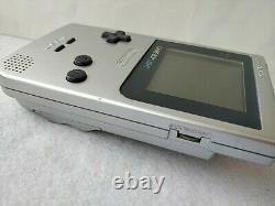 Nintendo Game boy Light Silver color console MGB-101, Manual, Boxed set-d0217