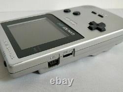 Nintendo Game boy Light Silver color console MGB-101, Manual, Boxed set-d0318