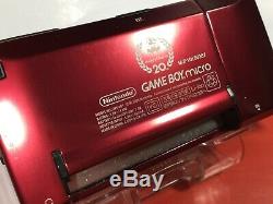 Nintendo Game boy Micro Famicom Color Console 20th Anniversary With Charger 5