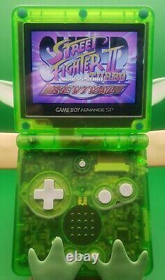 Nintendo GameBoy Advance GBA SP System AGS 101 link zelda clear green