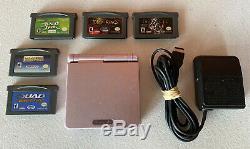 Nintendo GameBoy Advance SP AGS-101 DUAL LIGHTED SCREEN (COLOR PINK)