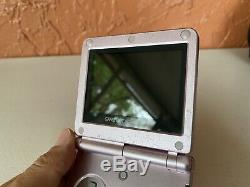 Nintendo GameBoy Advance SP AGS-101 DUAL LIGHTED SCREEN (COLOR PINK)