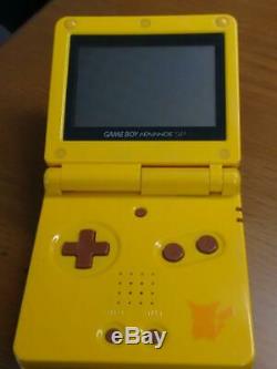 Nintendo GameBoy Advanced Pokemon Edition Pikachu Handheld Yellow color SP Rare