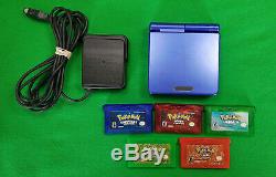 Nintendo GameBoy Color Advance SP withPokemon LeafGreen, FireRed, Emerald, Ruby, S