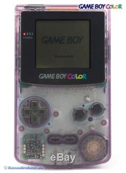 Nintendo GameBoy Color Clear/Atomic Purple boxed MINT CONDITION