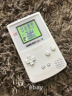 Nintendo GameBoy Color Colour Game Boy Handheld White BACKLIT Gaming Console IPS