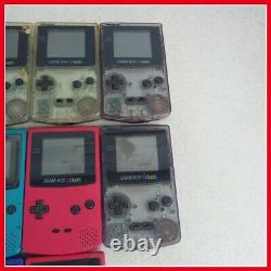 Nintendo GameBoy Color GBC Lot 10 Set random Console Vintage Junk Untested