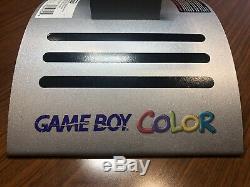 Nintendo GameBoy Color GBC Retail Kiosk + Console + Super Mario Bros Deluxe Game