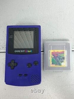 Nintendo GameBoy Color Grape Colour With Pinball Dreams Game