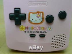 Nintendo GameBoy Color Hello Kitty Special Edition Japan Video Game Console