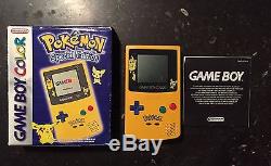 Nintendo GameBoy Color Konsole Pokemon Special Edition Yellow / Gelb OVP