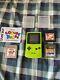 Nintendo Gameboy Color Lime Green Console With 3 Games See Description