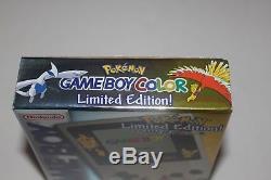 Nintendo GameBoy Color POKEMON CENTER GOLD/SILVER LIMITED EDITION -BOX & MANUALS